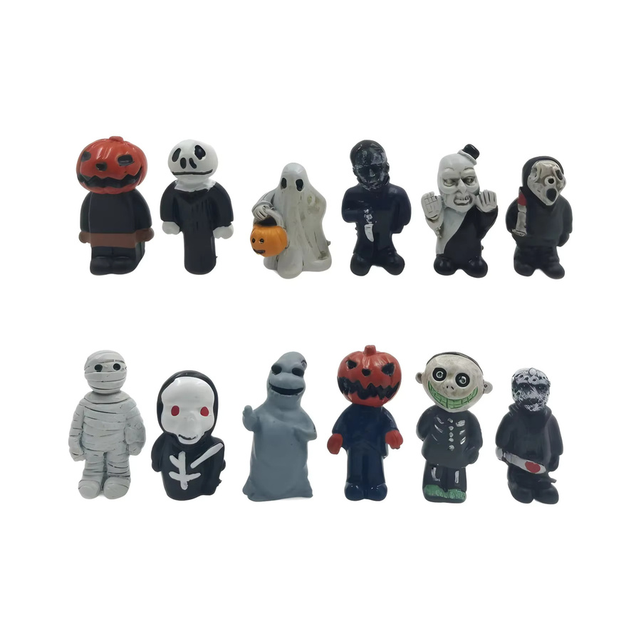 Bandai Horrorfilm Figuren Set mit 16 Stück, Halloween Sammelfiguren in Multicolor - Bild 4