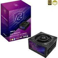 ASRock Phantom Gaming PG-850G PC-Netzteil, 850W, 80 Plus Gold, Schwarz - Bild 1
