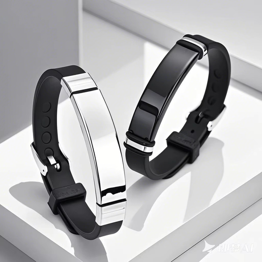 SKZOO Armband, Silikon, Schwarz, Unisex - Bild 3