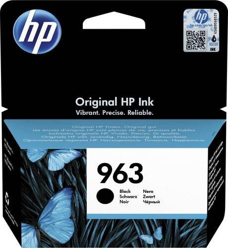 Original HP 963 Tintenpatrone Schwarz 24,09 ml für Officejet Pro Serie - Bild 1