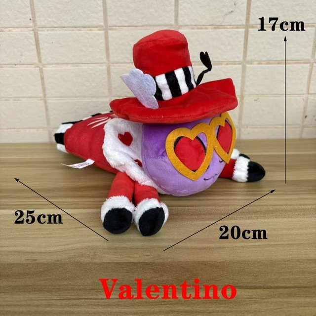 Yiran toy Hazbin Hotel Vox Valentino Plüschtiere, 25cm, ab 14 Jahren - Bild 1