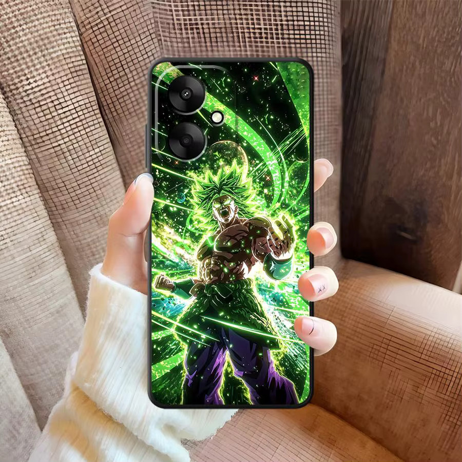 Schwarze weiche Handyhülle mit Dragon Ball Goku Cartoon Motiv für Xiaomi Redmi Modelle - Bild 4