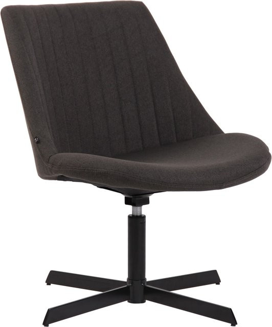 CLP Lounger Granby Relax Sessel Grau mit Stoffbezug und 360 Grad Drehbarkeit - Bild 1