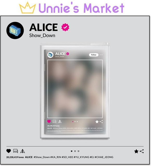 ALICE – SHOW DOWN Single-Album in Grau - Bild 1
