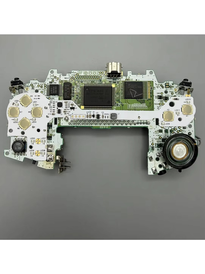 Erilles Retro Metall-Drucktasten-Federstück mit Beleuchtung für Gameboy GBC und GBA mit RGB-Farbsteuerung - Bild 3