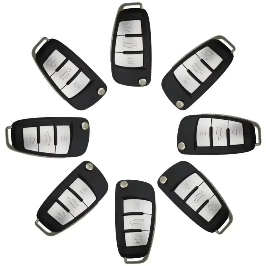 KEYDIY KD B02 Universal-Auto-Fernschlüssel mit 3 Tasten und Metallknopf in Schwarz für Audi A6L Style B-Serie, kompatibel mit KD900 und KD900+ sowie KD-X2 - Bild 4