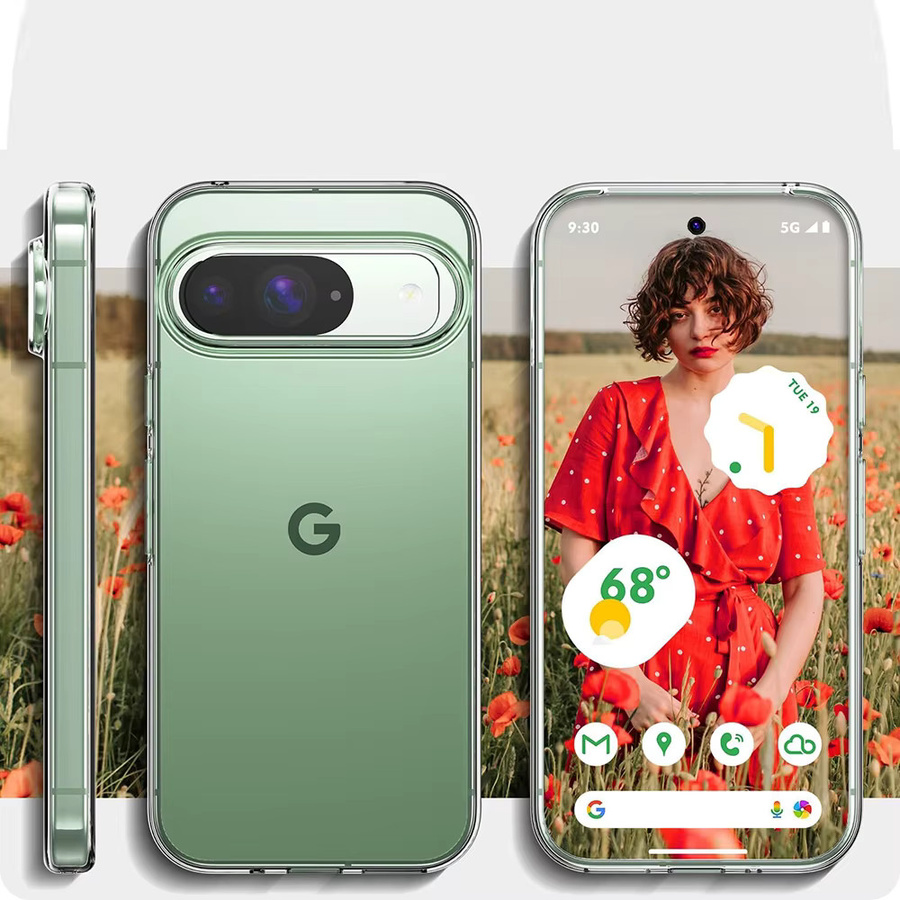 Fundas Silikon-Softhülle für Google Pixel 10 9 9A 9 Pro XL 8 8A 7 7A 6 6A Pro XL, transparent und stoßfest - Bild 4