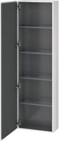 Duravit L-Cube Hochschrank weiß supermatt B/T/H: 50 x 24,3 x 176 cm - Bild 1