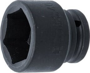 BGS Kraft-Steckschlüssel-Einsatz Sechskant 5640 mit 20 mm (3/4 Zoll) Antrieb und 40 mm Schlüsselweite aus Chrom-Molybdän-Stahl - Bild 1