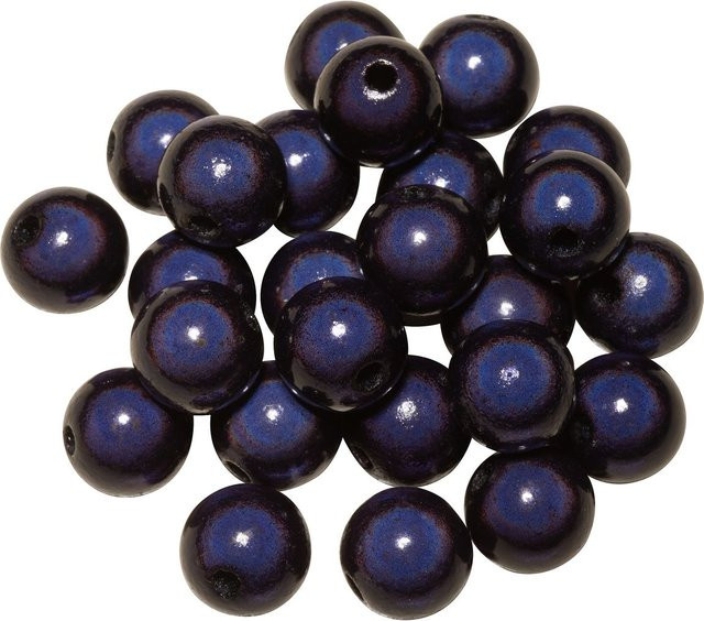 PRACHT Miracle Beads 8 mm Schwarz Kunststoff - Bild 1