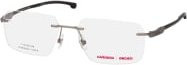 Carrera CARDUC Korrektionsbrille, randlos, rechteckig, grau, Herren, Titanium - Bild 1