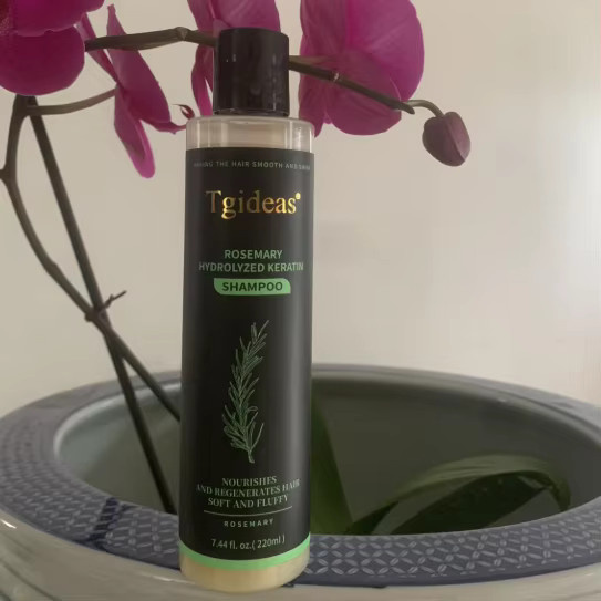 Tgideas Bio-Rosmarin Shampoo, 220 ml, mit Keratin, Unisex - Bild 4