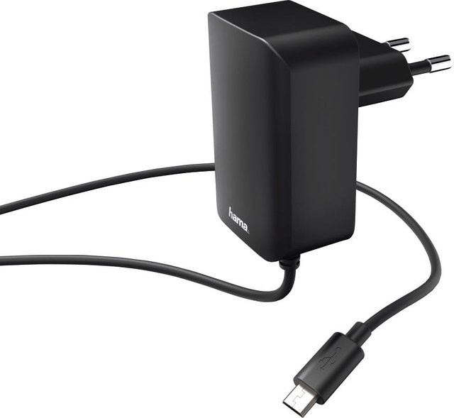 Hama Micro-USB Ladegerät mit 2,4 A in Schwarz - Bild 1