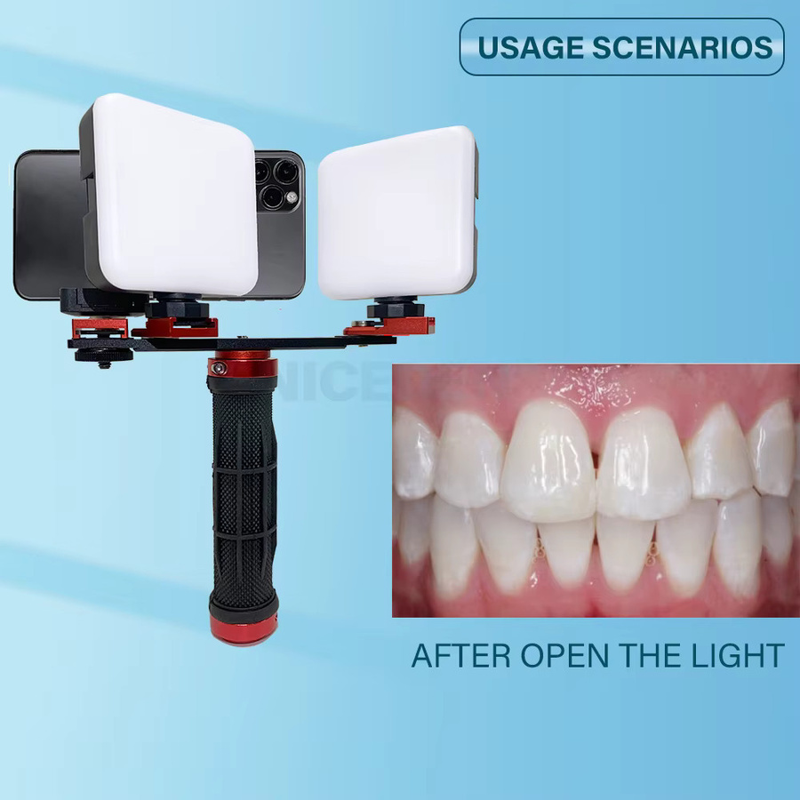 Niceden Intraorale Bluetooth LED Fotografie Taschenlampe für die zahnärztliche Behandlung zur Foto- und Videoaufnahme - Bild 2