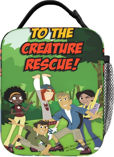 Wild Kratts Thermische Lunchtasche von Fancy Style Studio, bunte Brotdose mit Reißverschluss für Kinder und Reisen - Bild 1