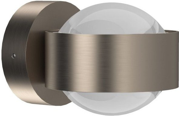 Top Light Puk Mini LED-Wandleuchte in Nickel matt mit warmweißem Licht (2700K) - Bild 1