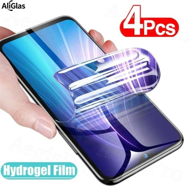 4er-Pack SnakeGlass High-Definition Hydrogel Displayschutzfolie für Vivo 300 Pro, transparent und kratzfest - Bild 1