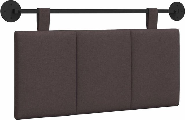 vidaXL Wandmontiertes gepolstertes Wandpaneel aus Stoff in Dunkelbraun B: 100 cm, H: 55 cm, T: 5 cm - Bild 1