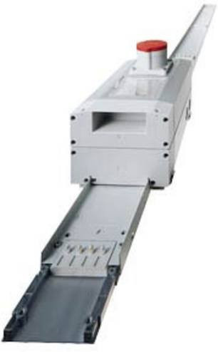 Siemens Schienenkasten BVP:201965 BD01-100-1-0,5 aus Aluminium in Lichtgrau mit 100A und 400 V/AC - Bild 1