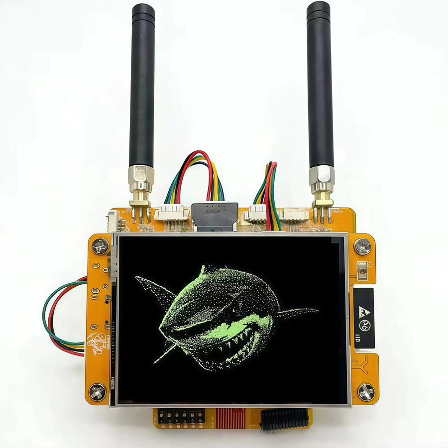 Heltec Automation NM-RF-Hat Companion Hat Multi-Band RF für CYD Bruce ESP32-2432S028 mit IR TX/RX, NRF24, PN532, CC1101, 433M OOK, Power Management und TF Slot in Multicolour - Bild 4