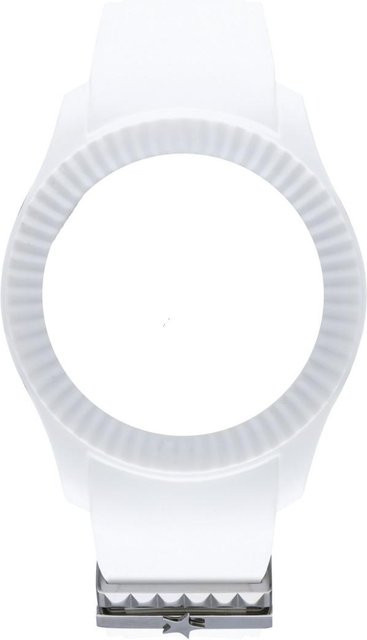 Watxandco Armbanduhr, Silikon, Weiß, Damen, 43 mm - Bild 1