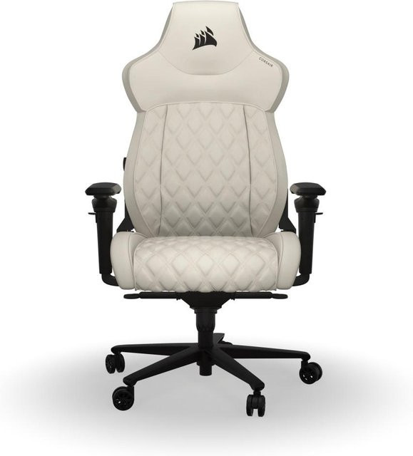 Corsair TC500 LUXE Gaming-Stuhl in Frost (Grau/Weiß) mit Kopfstütze und Armlehnen - Bild 1