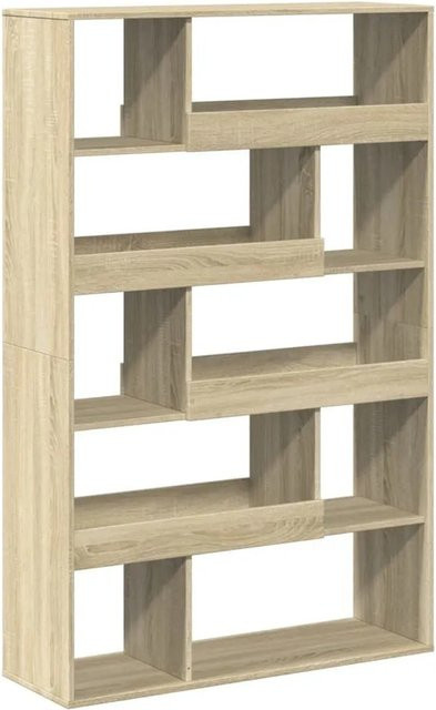 vidaXL Raumteiler Sonoma-Eiche aus Holzwerkstoff, Farbe Beige/Braun, B/T/H: 100 x 33 x 156,5 cm - Bild 1
