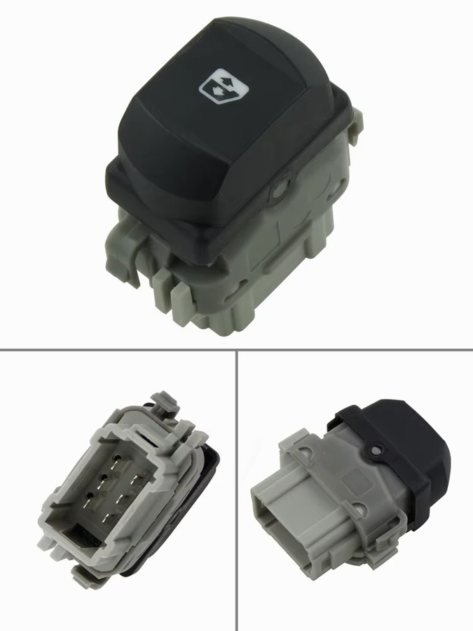 Malcayang Elektrischer Fensterheber Schalter für Renault Megane Laguna 2 Espace 4 8200315013 Einzeltaste - Bild 3