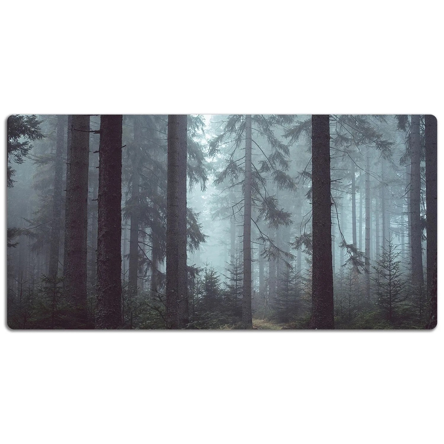 Tulup Schreibtischunterlage Nebelwald in Grau, B/T: 120 x 60 cm - Bild 1