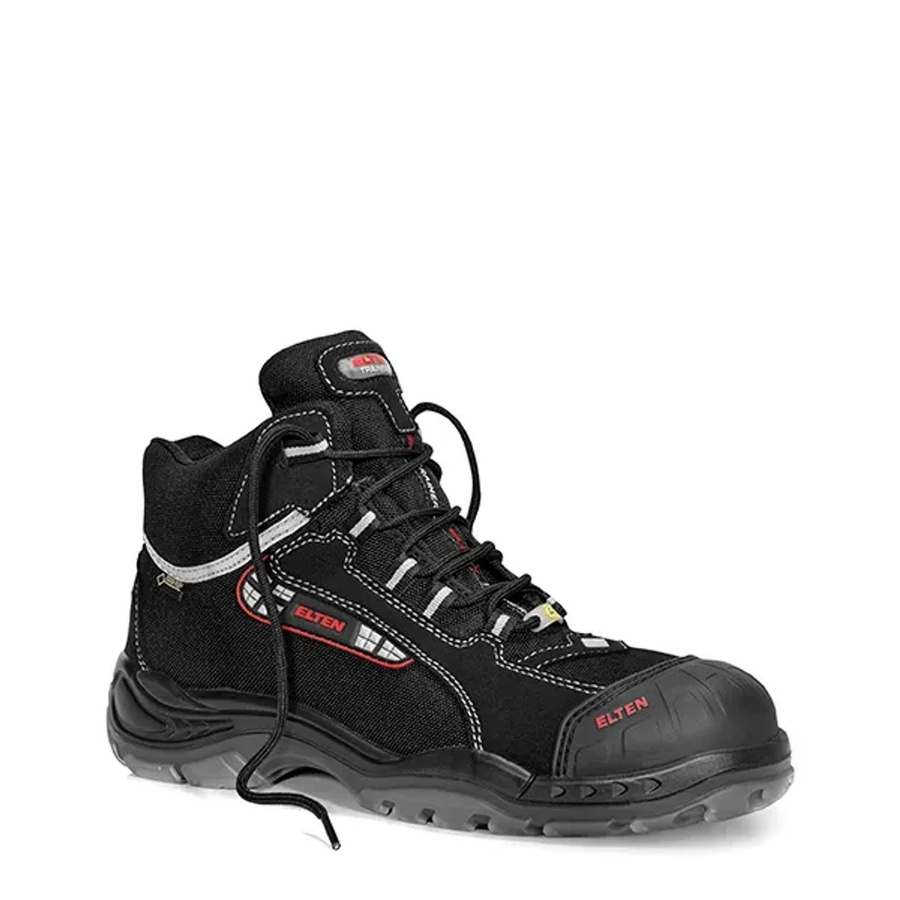 Elten Sicherheitsschnürstiefel Sander Pro GTX ESD S3 in Schwarz-Rot, Größe 43 - Bild 2