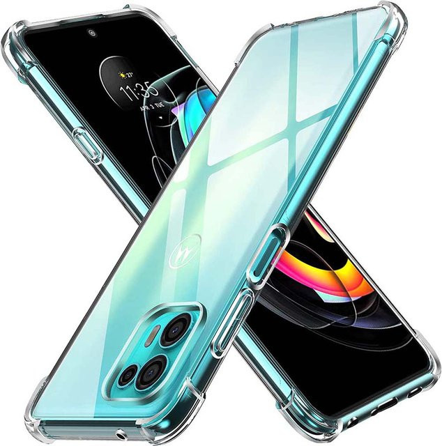 Transparente und stoßfeste Silikonhülle für Motorola Moto Edge Serie (Edge 30, 40, 50, 60 Neo, 60s, 60 Pro, 60 Fusion) aus slim TPU - Bild 1