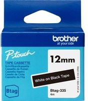 Brother Schriftband Btag-335 für P-Touch N10, N20 und N25BT in Schwarz oder Weiß - Bild 1