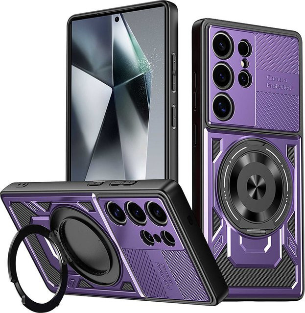 Techsuit RuggedCam Schutzhülle für Xiaomi Redmi 15C 5G und Redmi 15C 4G in Lila - Bild 1