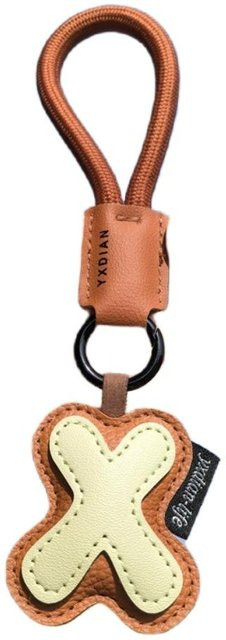 Linyi toy Schlüsselanhänger PU-Leder, Alphabet, Unisex - Bild 1