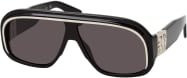 Palm Angels REEDLEY PERI063 Sonnenbrille Aviator, Vollrand, Unisex, black grey - Bild 1