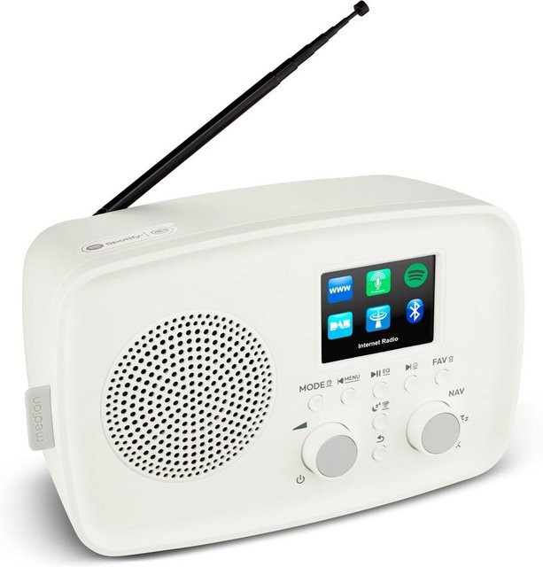 Medion LIFE Internetradio IRE-1 (MD89318) DAB+ in Weiß - Bild 1