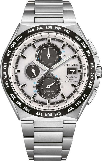 Citizen Funk-Chronograph, Solar, Titanium, 44 mm, Herren - Bild 1