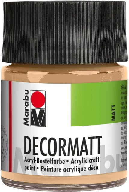 Marabu-Decormatt in Rosé beige, 50 ml - Bild 1