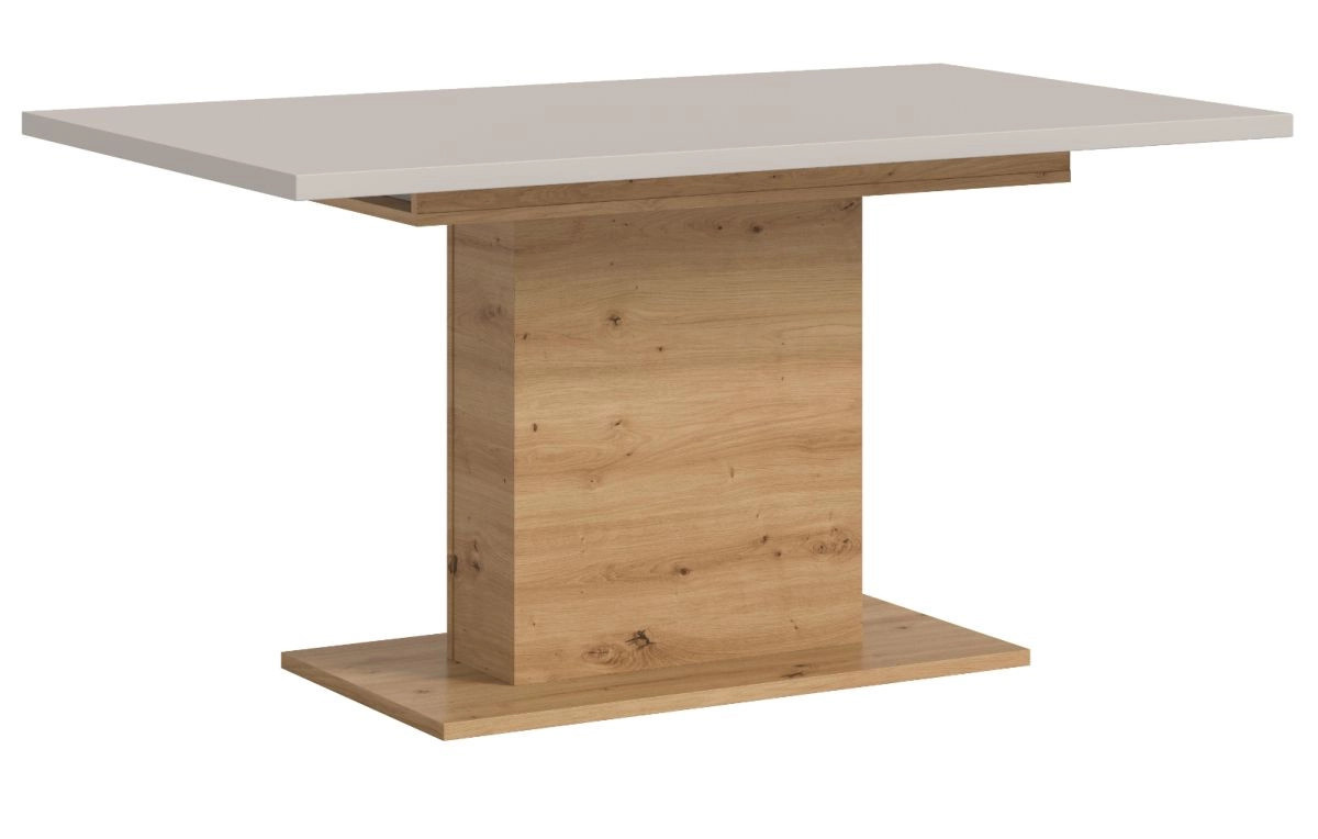 Esstisch Home-X von Inn.Furn aus Eiche und MDF in Kaschmir/Beige, ausziehbar, rechteckig, modern - Bild 2