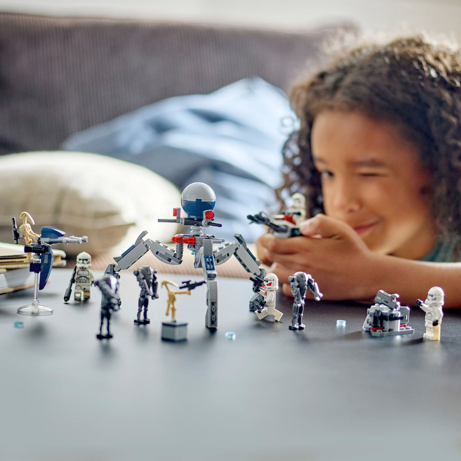 LEGO Star Wars Clone Trooper & Battle Droid Battle Pack Konstruktionsspielzeug ab 7 Jahren - Bild 4