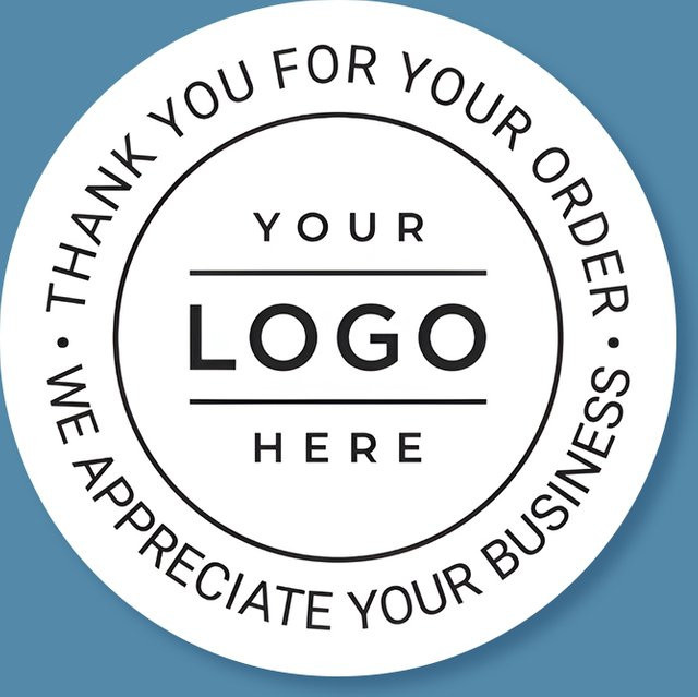 Personalisierte Design-Aufkleber aus Papier in Weiß für Logos, Fotos und individuelle Dekorationen - Bild 1