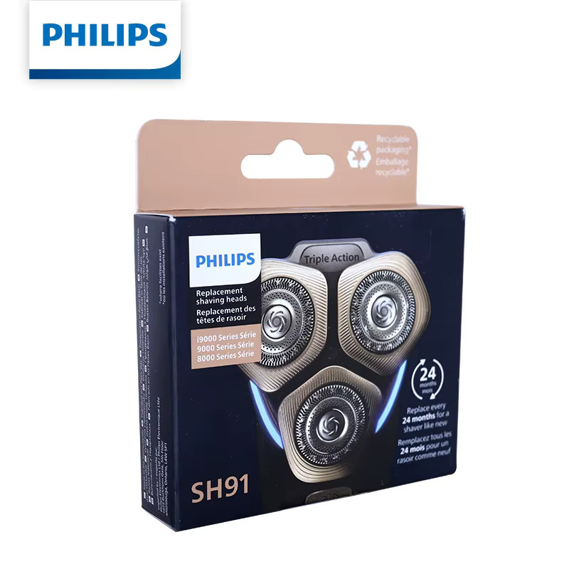 Philips SH91 Ersatz-Scherkopf mit 3 Folien und 3 Klingen für Series 9000 & Prestige SP9xxx - Bild 3
