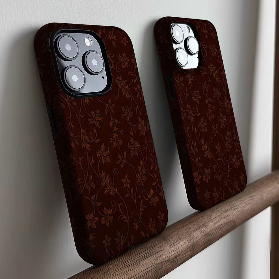 CaseLumi Matte Bumper Schutzhülle mit Van Gogh Mandelblüten Design für iPhone 17 16 15 14 13 Pro Max MagSafe kompatibel - Bild 3