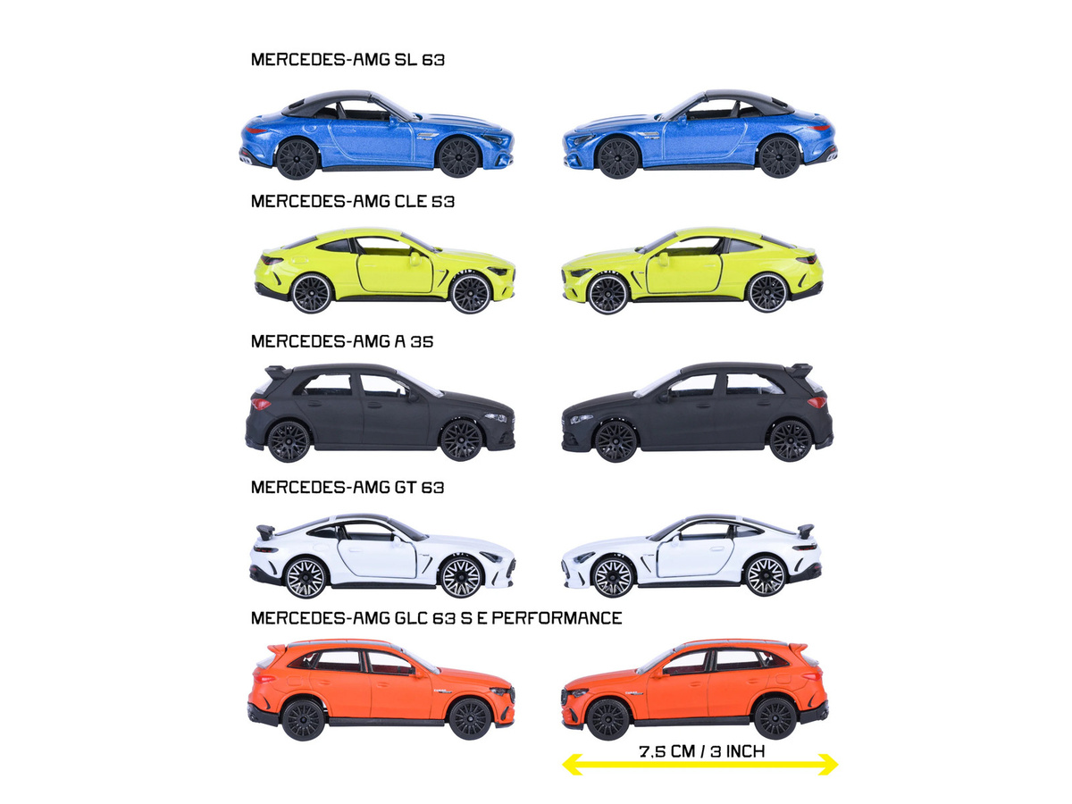 Majorette Mercedes-AMG 5-teiliges Set Spielzeugauto Modell PKW - Bild 2