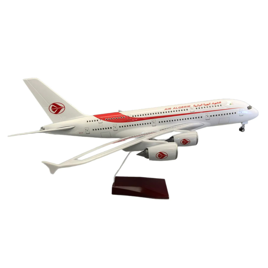 ZOCO AIR Algerien A380 Flugzeugmodell, Maßstab 1:160, Druckguss-Harz - Bild 3