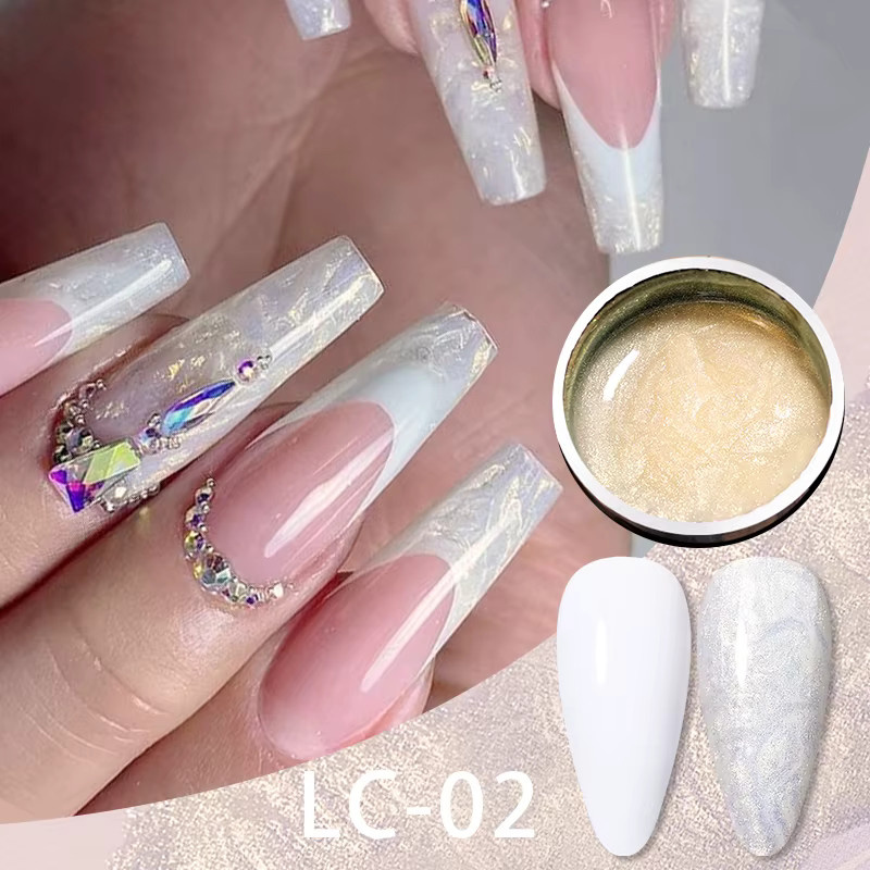 LILYCUTE Faden-Muschel-Nagelgel, 7 ml, Perlmutt-Effekt - Bild 4