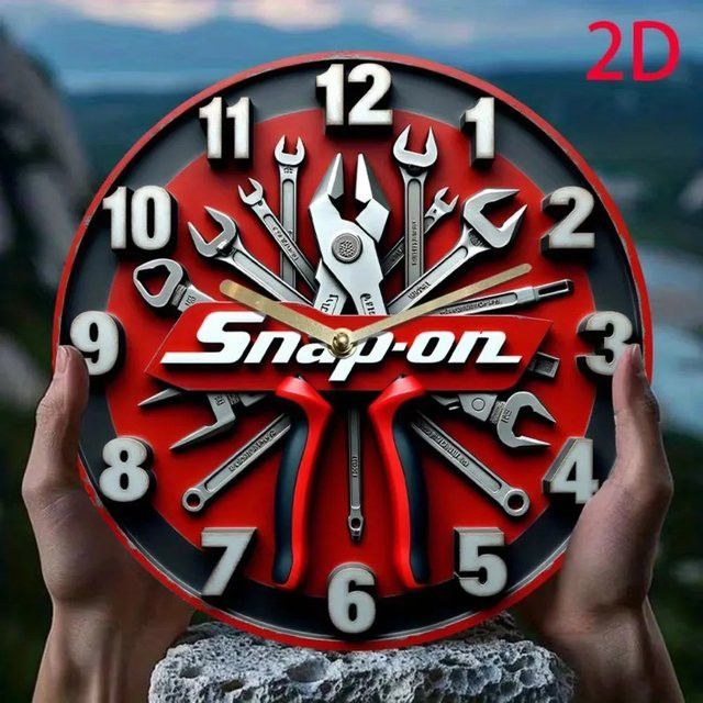 CIFBUY Steampunk Wanduhr aus Eisen in runder Form für Zuhause und Büro - Bild 1