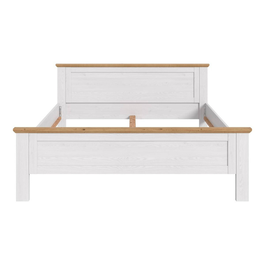 Bett VERONA Sibiu von xonox.home in Lärche und Eiche Artisan Nachbildung, B/T/H: 180 x 200 x 90 cm, Höhe: 189 cm, Tiefe: 209 cm - Bild 2