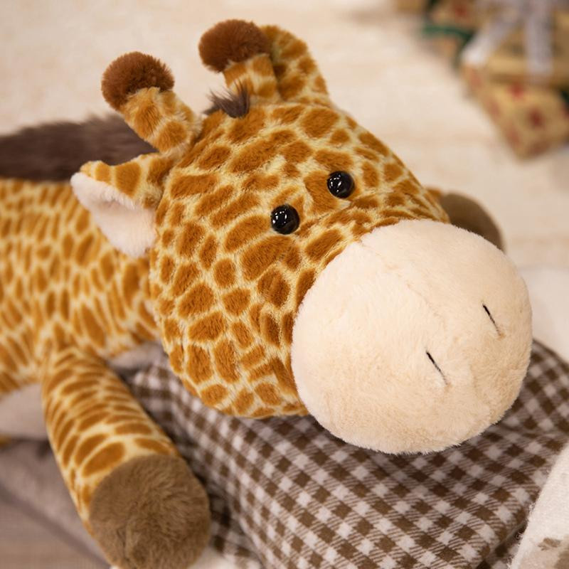 Wucifang Bags Giraffen-Stofftier, Plüsch, braun, 90cm - Bild 4