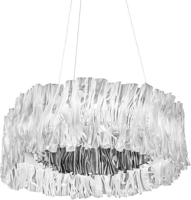 Slamp Accordéon LED-Pendelleuchte in Silber mit dimmbarer warmweißer Beleuchtung (2700K) - Bild 1